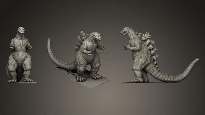 3D model Godzilla statue (STL)